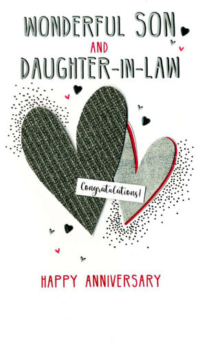 Picture of SON AND DAUGHTER IN LAW ANNIVERSARY CARD